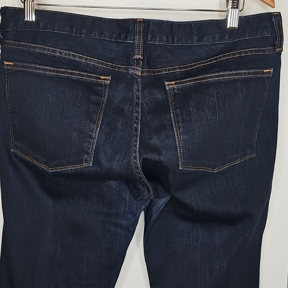 J. Crew Dark Blue Toothpick Ankle Jeans - Size 31 - Picture 7 of 12